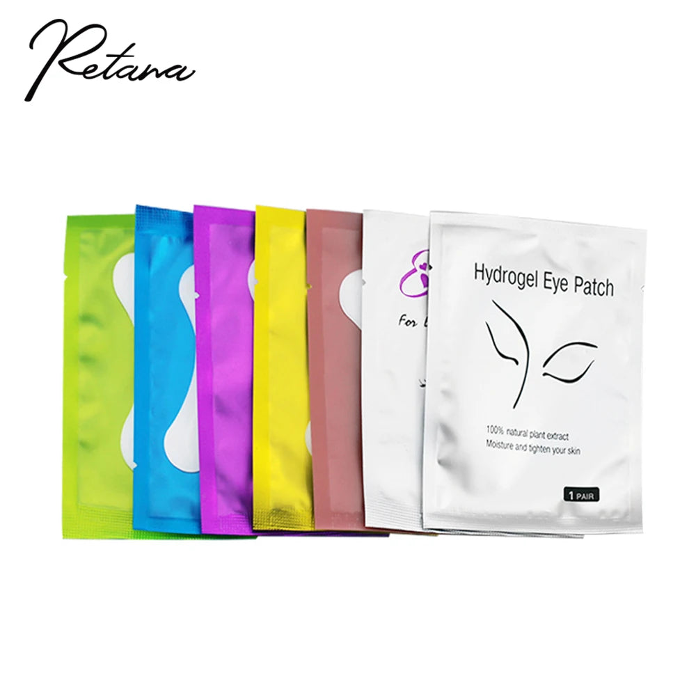 50/100 Pairs Eyelash Extension Stickers under the Eye Pad Eyelash Extension Paper Patch for Eyelash Extension Stickers Gel Patch
