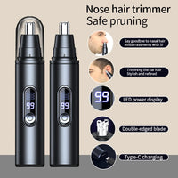 Mini Pocket Nose Hair Trimmer Clipper. Nose, Ears, Hair, Eyebrow. Waterproof Portable Trimmer For Men Women