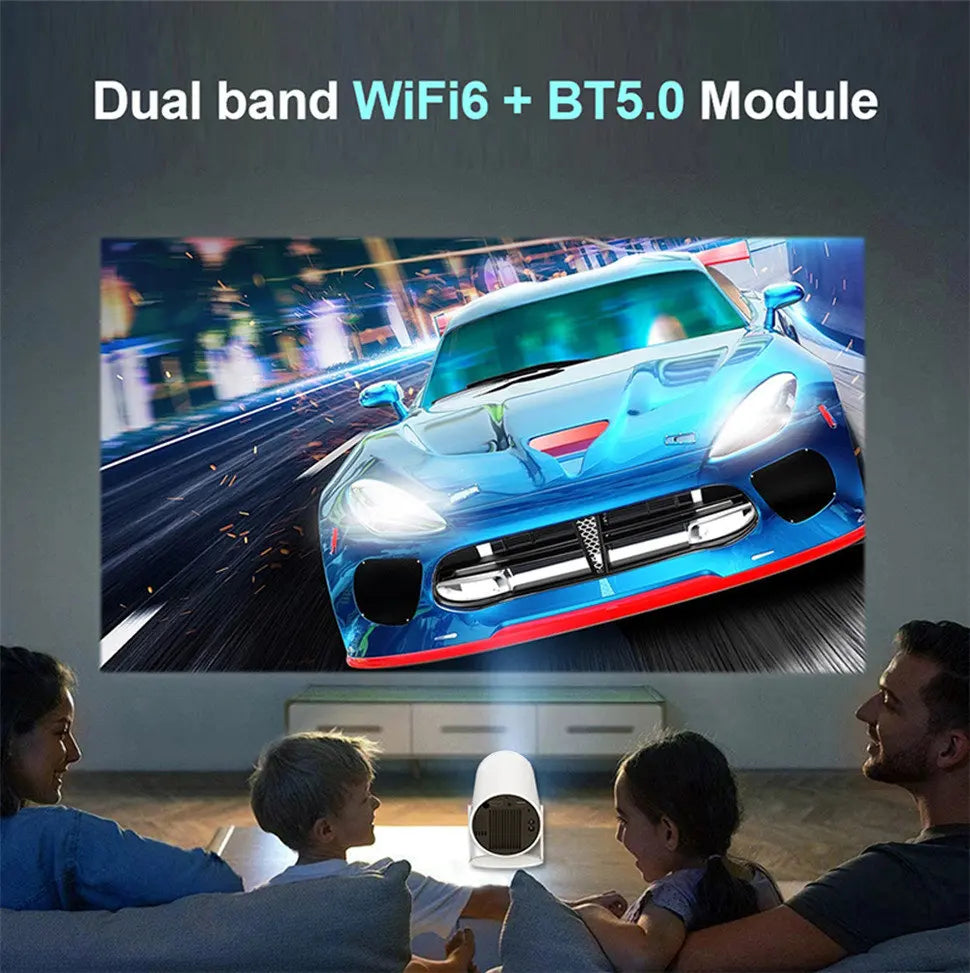 HD Projector portatil 4K 1280x720P Android LED Video Home Theater Cinema Phone mini Proyector Movie HY300 pro