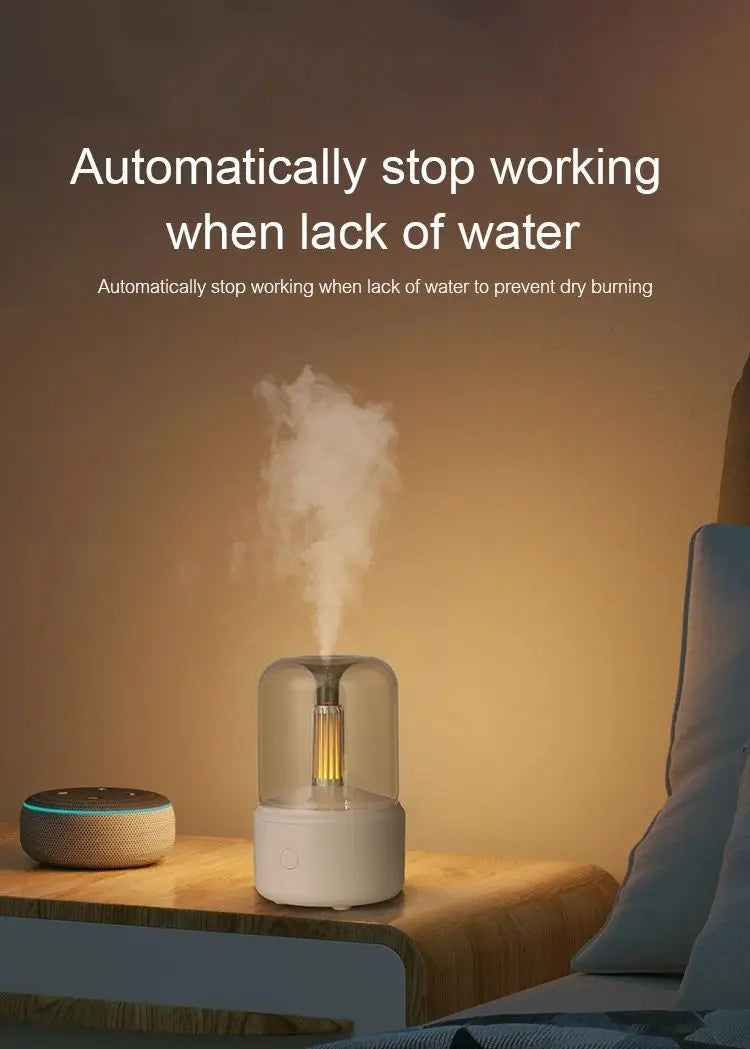 Portable Mini Aroma Diffuser- Air Humidifier Essential Oil. Cold Mist Maker Sprayer for Home.