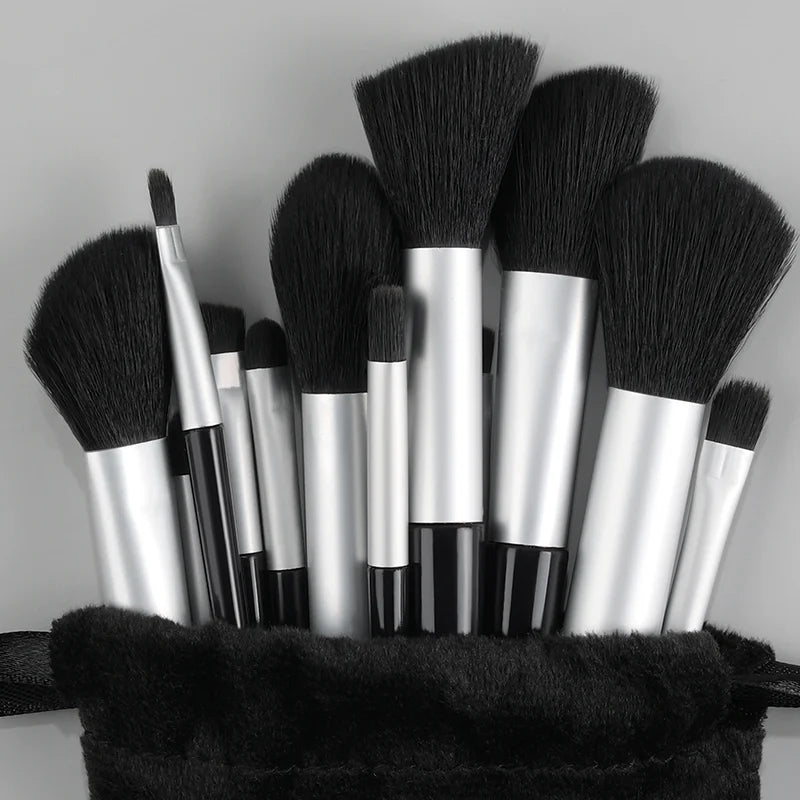 Professional 13Pcs Makeup Brushes Set EyeShadow Highlighter Concealer Brush Blush Loose Powder Brush Blending Beauty Tools