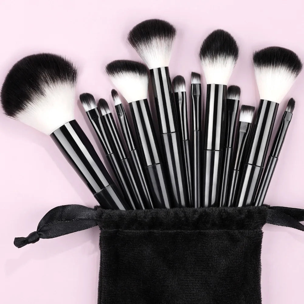 Professional 13Pcs Makeup Brushes Set EyeShadow Highlighter Concealer Brush Blush Loose Powder Brush Blending Beauty Tools