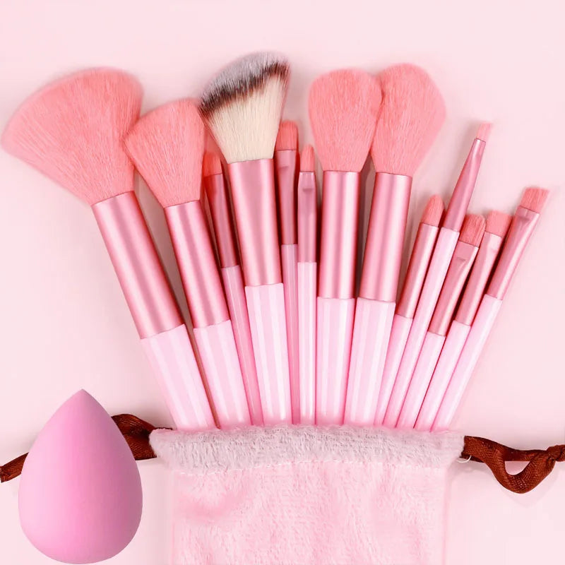 Professional 13Pcs Makeup Brushes Set EyeShadow Highlighter Concealer Brush Blush Loose Powder Brush Blending Beauty Tools