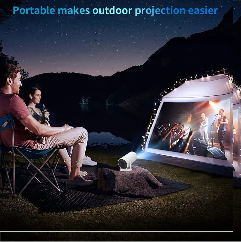 HD Projector portatil 4K 1280x720P Android LED Video Home Theater Cinema Phone mini Proyector Movie HY300 pro