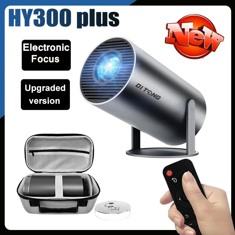 HD Projector portatil 4K 1280x720P Android LED Video Home Theater Cinema Phone mini Proyector Movie HY300 pro