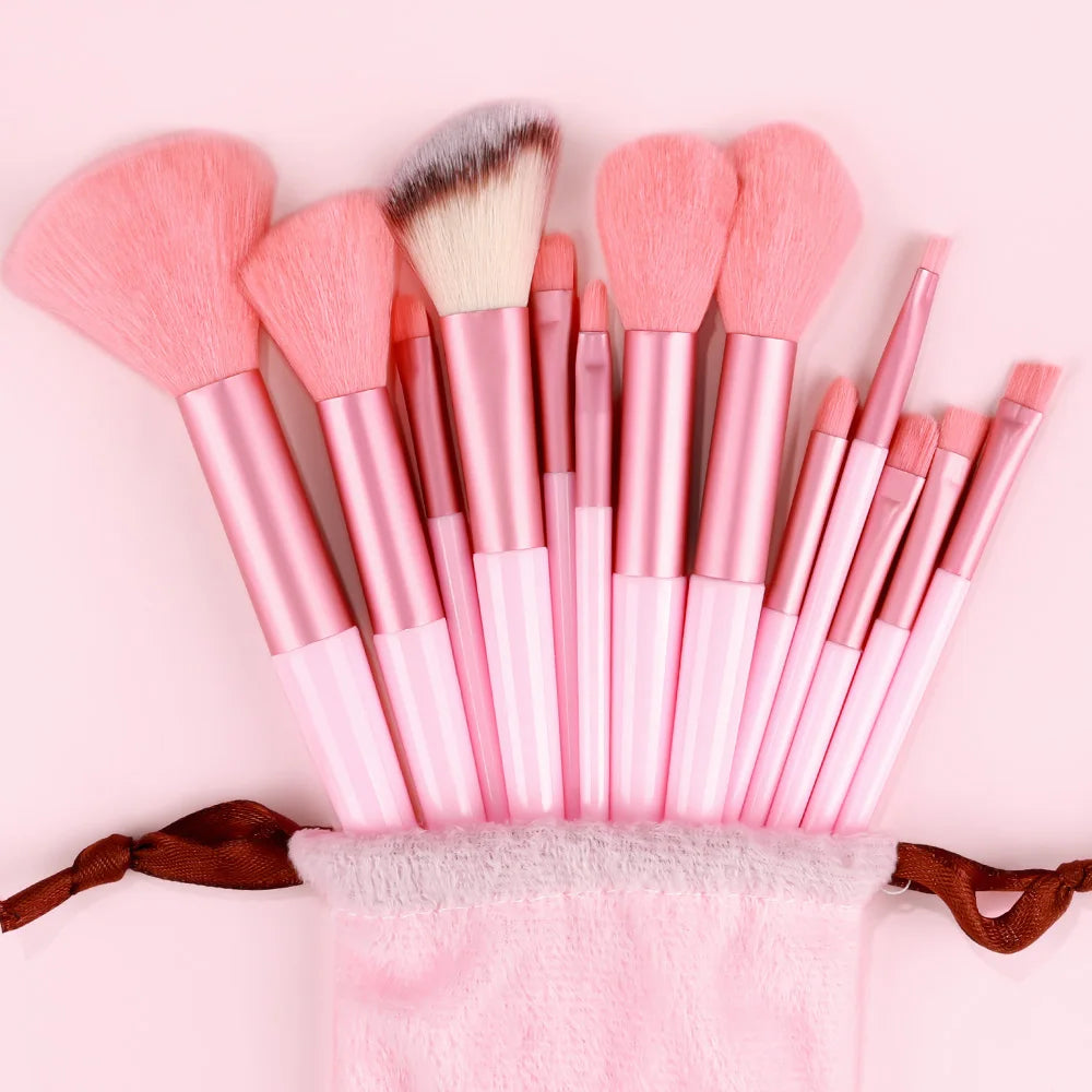 Professional 13Pcs Makeup Brushes Set EyeShadow Highlighter Concealer Brush Blush Loose Powder Brush Blending Beauty Tools