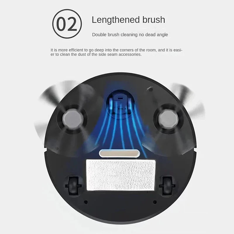 Xiaomi MIJIA Smart Sweeping Robot Vacuum Cleaner 3 in 1 Robot Vacuum Cleaner Suction Power Great for Pet Hair Carpets Floors