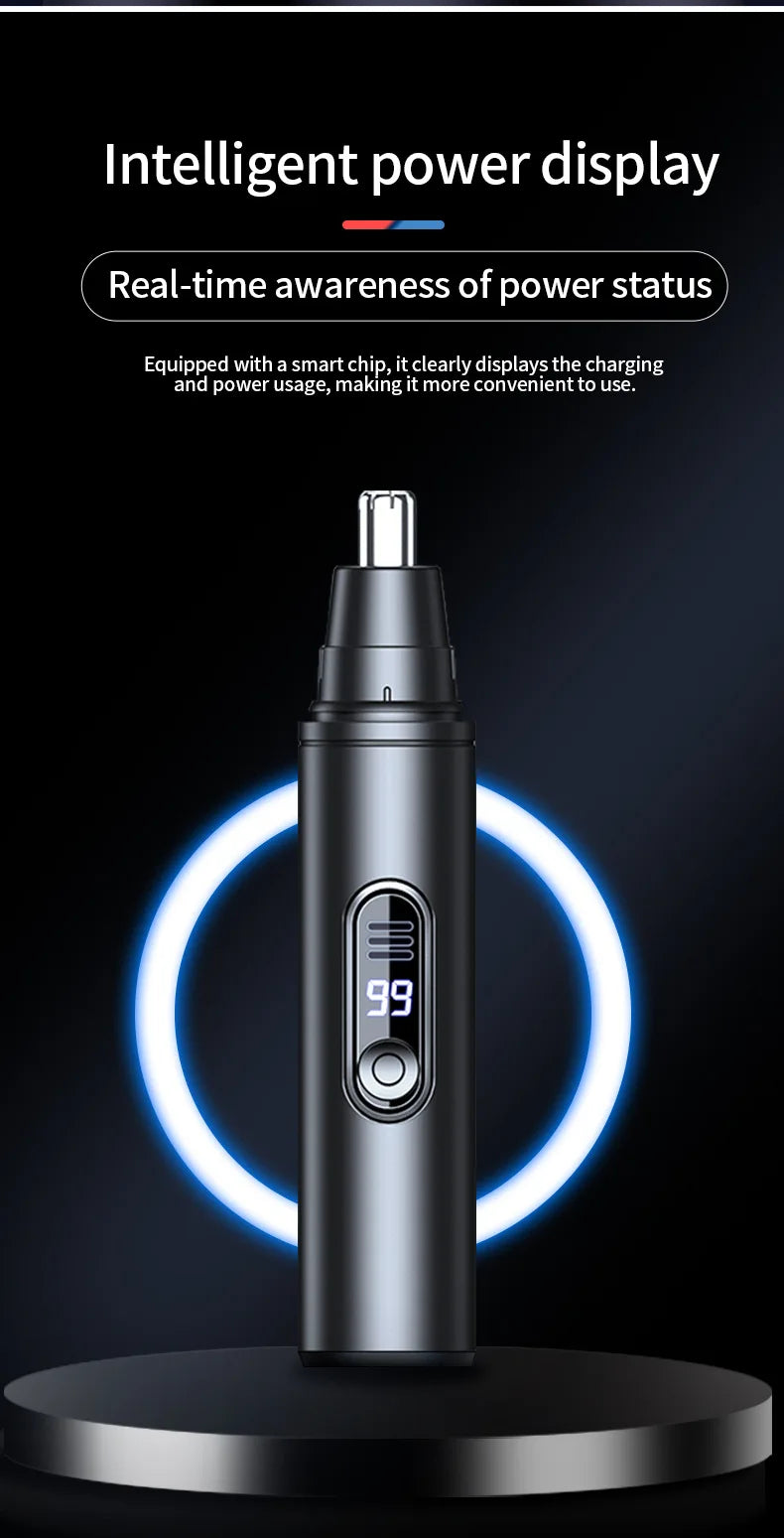 Mini Pocket Nose Hair Trimmer Clipper. Nose, Ears, Hair, Eyebrow. Waterproof Portable Trimmer For Men Women