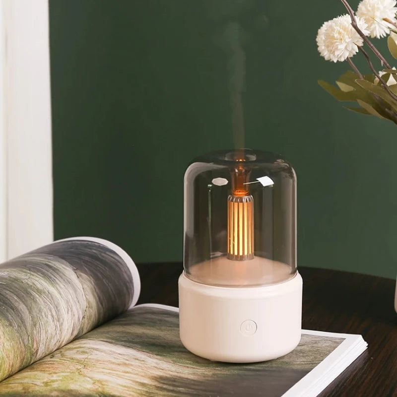 Portable Mini Aroma Diffuser- Air Humidifier Essential Oil. Cold Mist Maker Sprayer for Home.