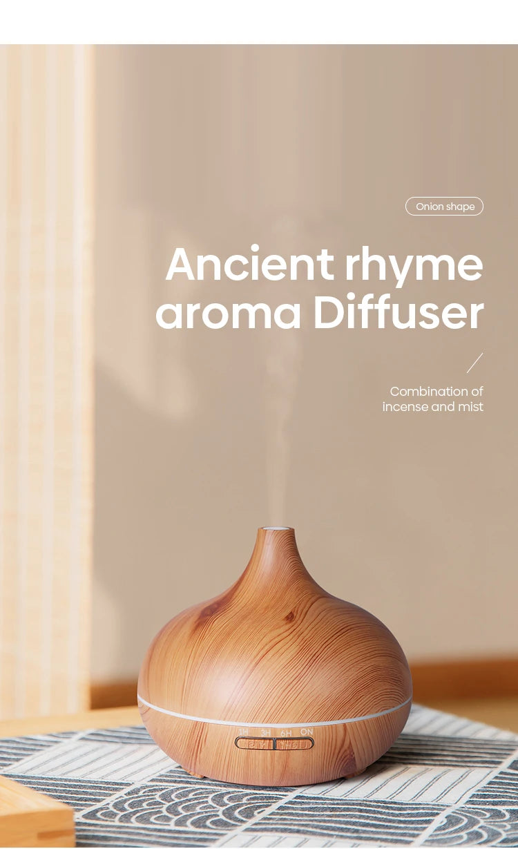 Aroma Diffuser for Essential Oil Large Room,Office Essential Oil Diffusers for Home Kids, Cool Mist humidifier for Bedroom Quiet with Ambient Light,Waterless Auto Off Aromatherapy, 1 count, pack of 1