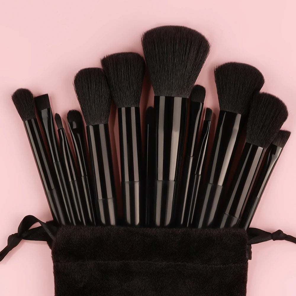 Professional 13Pcs Makeup Brushes Set EyeShadow Highlighter Concealer Brush Blush Loose Powder Brush Blending Beauty Tools
