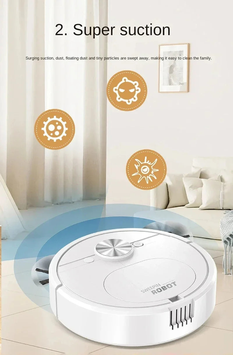 Xiaomi MIJIA Smart Sweeping Robot Vacuum Cleaner 3 in 1 Robot Vacuum Cleaner Suction Power Great for Pet Hair Carpets Floors
