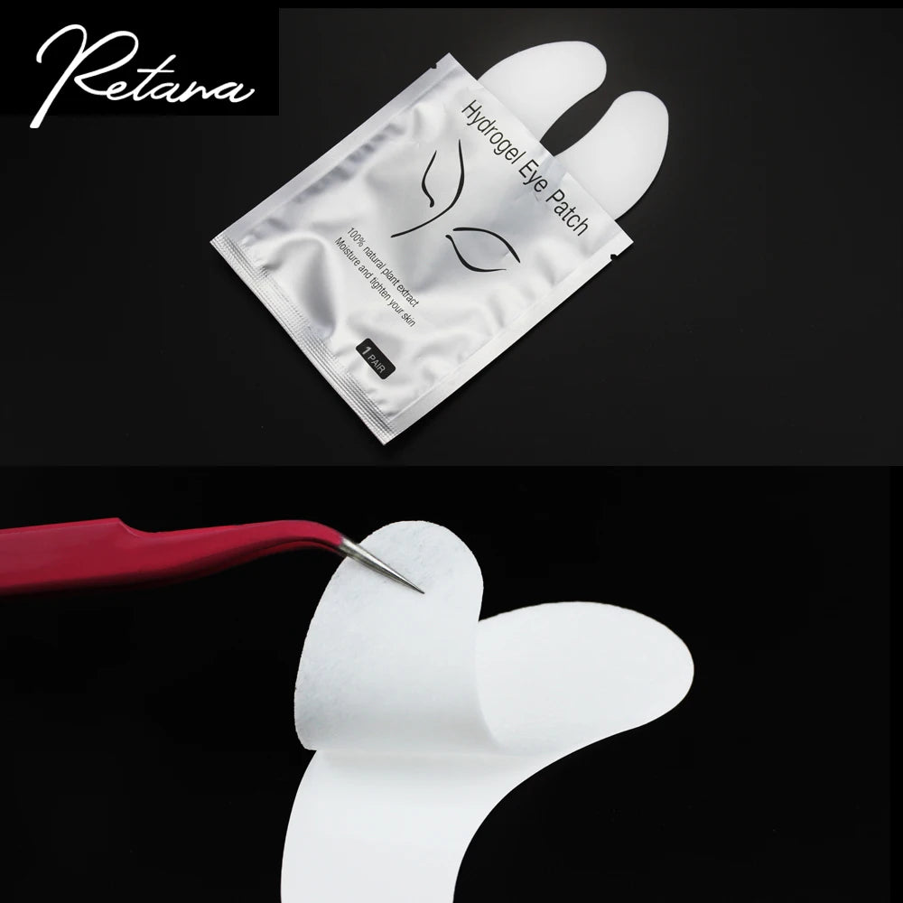 50/100 Pairs Eyelash Extension Stickers under the Eye Pad Eyelash Extension Paper Patch for Eyelash Extension Stickers Gel Patch