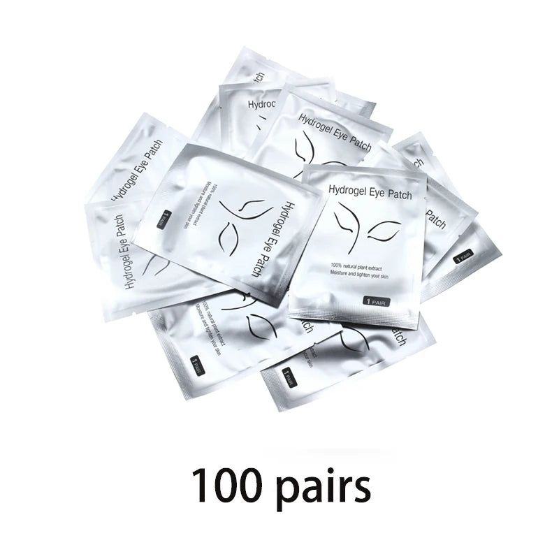50/100 Pairs Eyelash Extension Stickers under the Eye Pad Eyelash Extension Paper Patch for Eyelash Extension Stickers Gel Patch