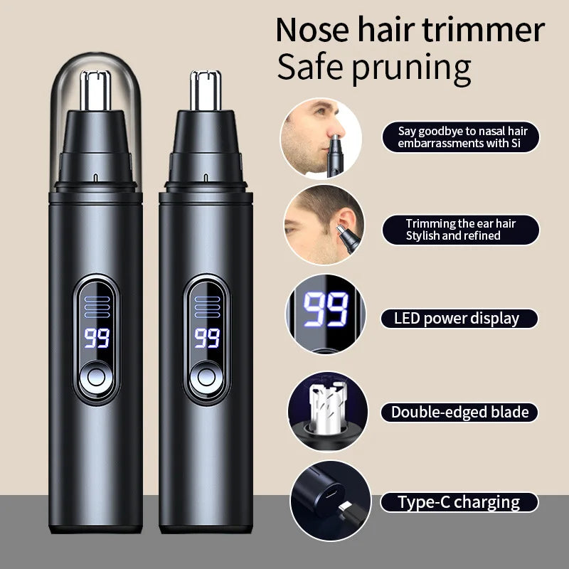 Mini Pocket Nose Hair Trimmer Clipper. Nose, Ears, Hair, Eyebrow. Waterproof Portable Trimmer For Men Women