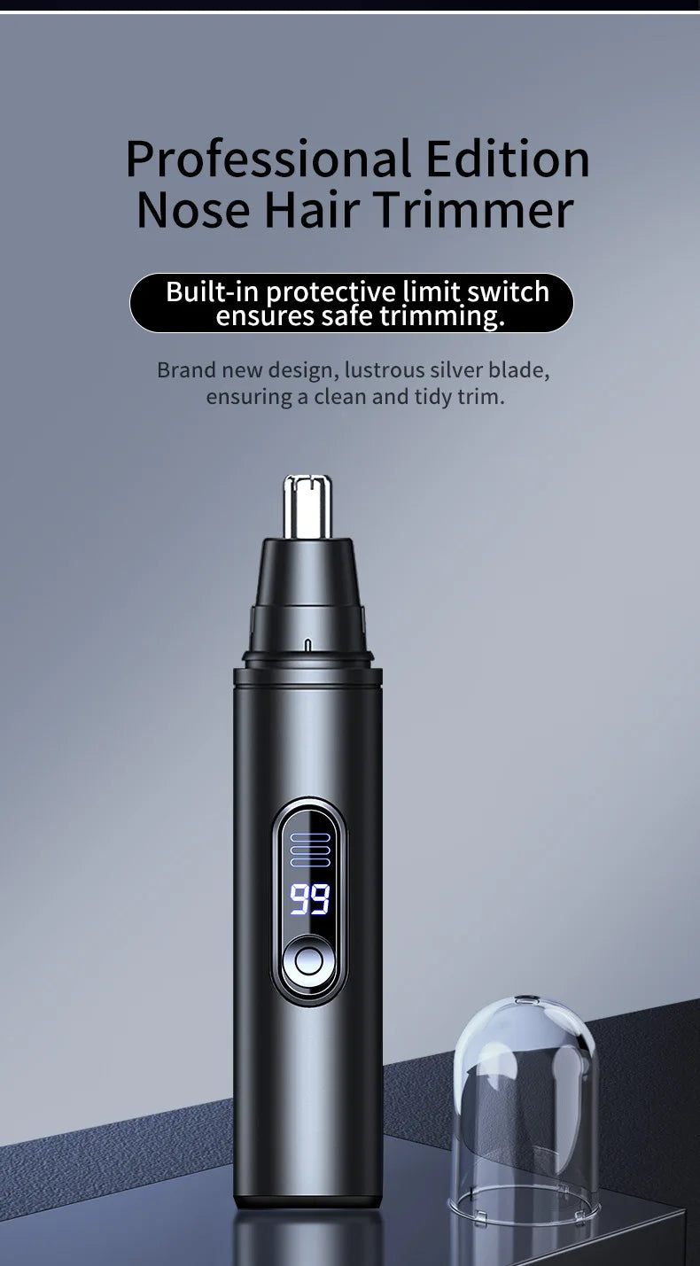 Mini Pocket Nose Hair Trimmer Clipper. Nose, Ears, Hair, Eyebrow. Waterproof Portable Trimmer For Men Women