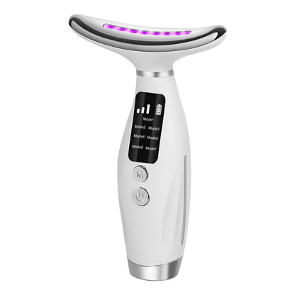 3-level Face & Neck Beauty Vibration Massage Device.  Improve Neck Lines.