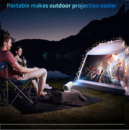 HD Projector portatil 4K 1280x720P Android  LED Video Home Theater Cinema Phone mini Proyector Movie HY300 pro