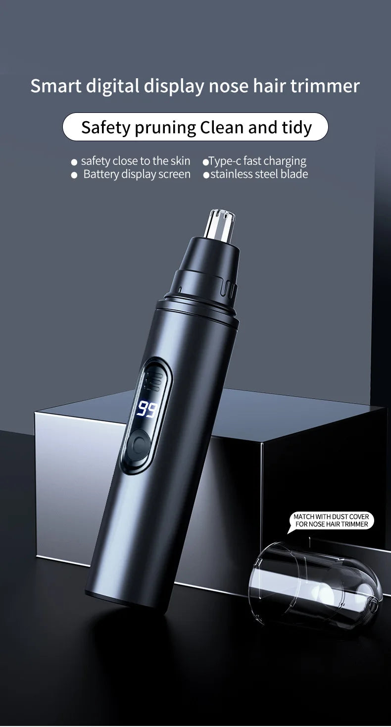 Mini Pocket Nose Hair Trimmer Clipper. Nose, Ears, Hair, Eyebrow. Waterproof Portable Trimmer For Men Women