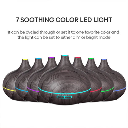 Aroma Diffuser for Essential Oil Large Room,Office Essential Oil Diffusers for Home Kids, Cool Mist humidifier for Bedroom Quiet with Ambient Light,Waterless Auto Off Aromatherapy, 1 count, pack of 1