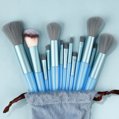 Professional 13Pcs Makeup Brushes Set EyeShadow Highlighter Concealer Brush Blush Loose Powder Brush Blending Beauty Tools