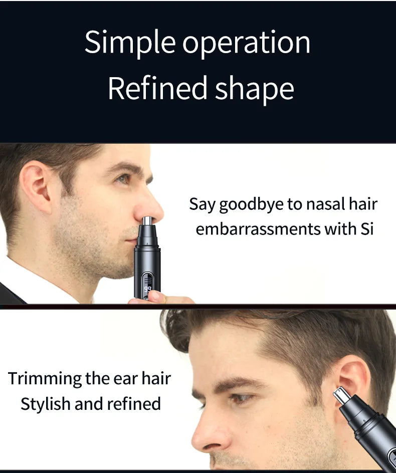 Mini Pocket Nose Hair Trimmer Clipper. Nose, Ears, Hair, Eyebrow. Waterproof Portable Trimmer For Men Women