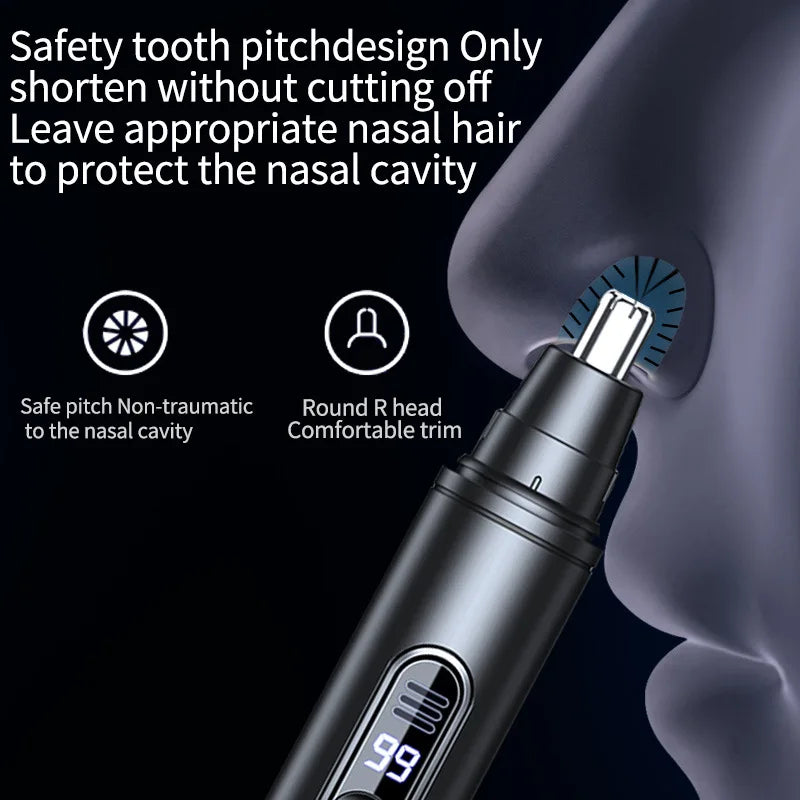 Mini Pocket Nose Hair Trimmer Clipper. Nose, Ears, Hair, Eyebrow. Waterproof Portable Trimmer For Men Women