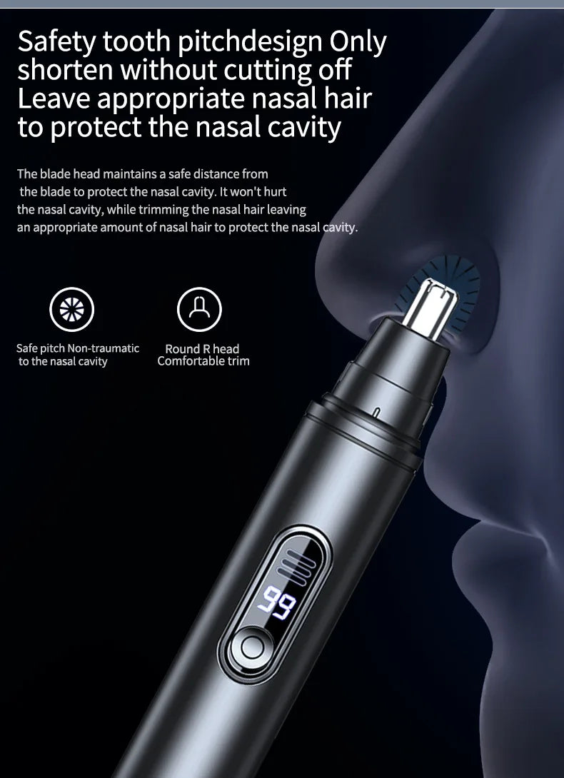 Mini Pocket Nose Hair Trimmer Clipper. Nose, Ears, Hair, Eyebrow. Waterproof Portable Trimmer For Men Women