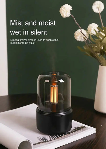 Portable Mini Aroma Diffuser- Air Humidifier Essential Oil. Cold Mist Maker Sprayer for Home.