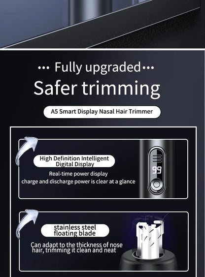Mini Pocket Nose Hair Trimmer Clipper. Nose, Ears, Hair, Eyebrow. Waterproof Portable Trimmer For Men Women