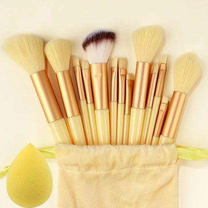 Professional 13Pcs Makeup Brushes Set EyeShadow Highlighter Concealer Brush Blush Loose Powder Brush Blending Beauty Tools