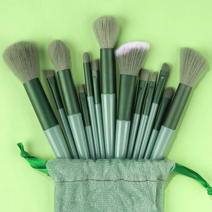 Professional 13Pcs Makeup Brushes Set EyeShadow Highlighter Concealer Brush Blush Loose Powder Brush Blending Beauty Tools