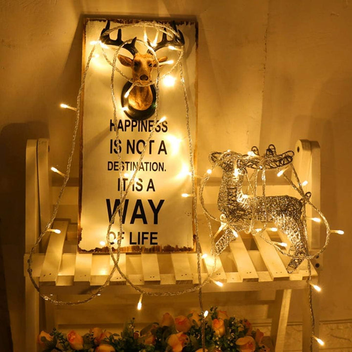 165FT 500LED String Lights LED Starry Fairy Light, Twinkle String Lights Decorative Lights with 8 Modes 30V Plug in for Wedding,Patio,Gate,Party Indoor Outdoor Decoration (Warm White)